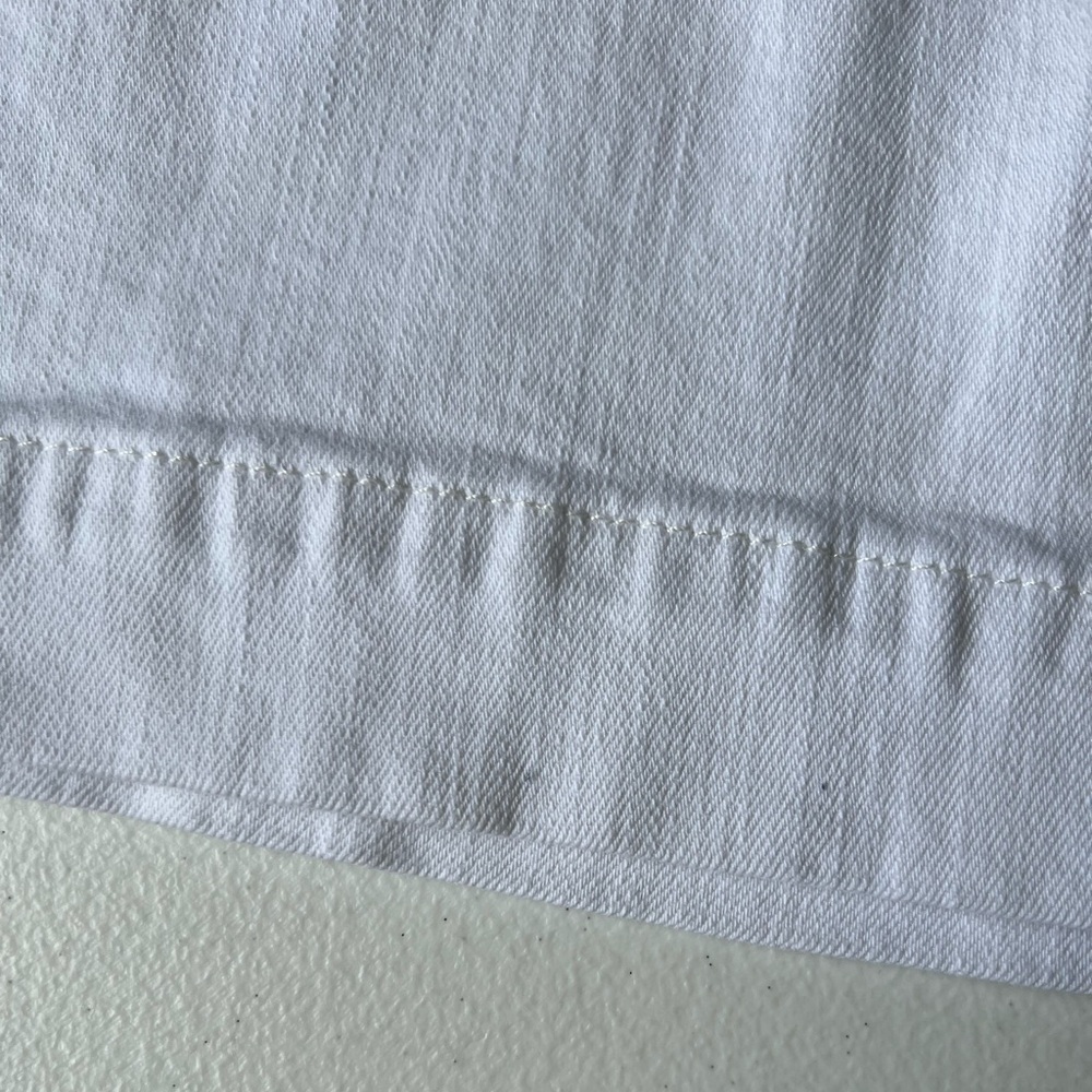 JEN 7 white stretch denim shorts with 5 pockets, size 12 - Picture 3 of 11